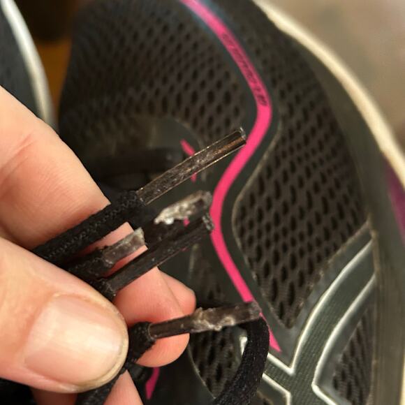 ASICS WOMENS GEL CUMULUS 10 RUNNING SHOES SIZE pink black - Picture 8 of 10